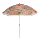 In the mood - parasol feuilles de palmier orange d220