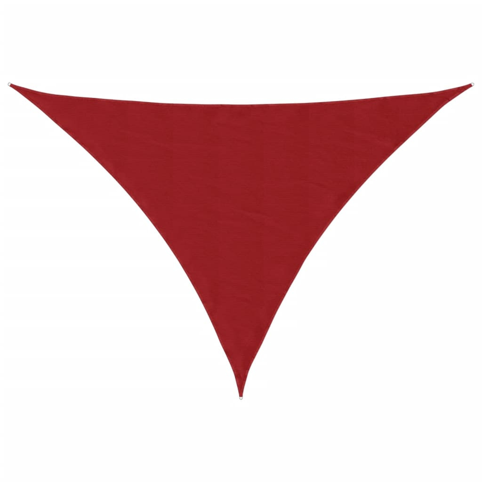 Voile de parasol tissu oxford triangulaire 3x4x4 m rouge
