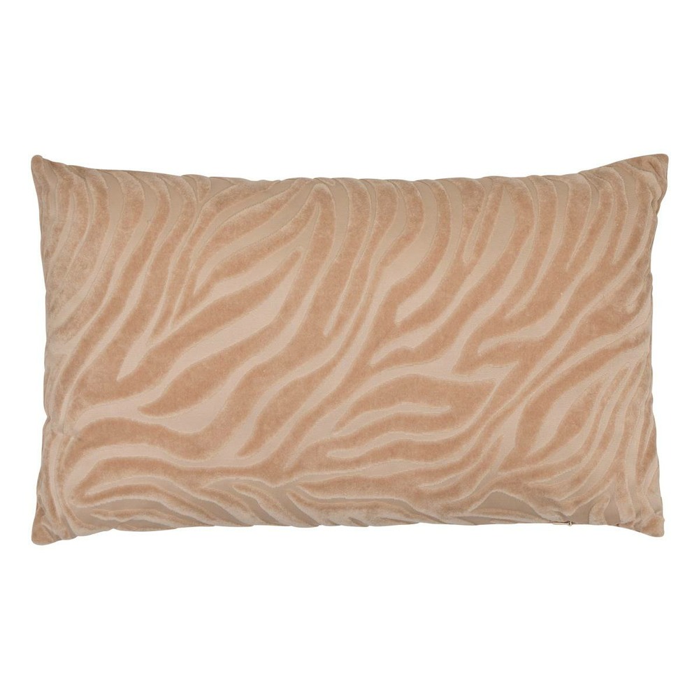 Coussin tigris beige lin 50x30cm