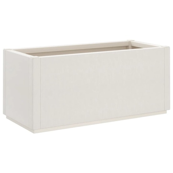 Jardinière blanc 80x36x35 cm pp