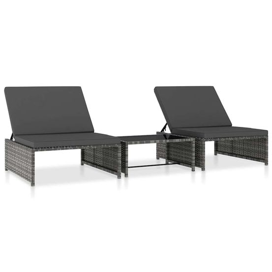 VIDAXL CHAISES LONGUES 2 10-(917785)