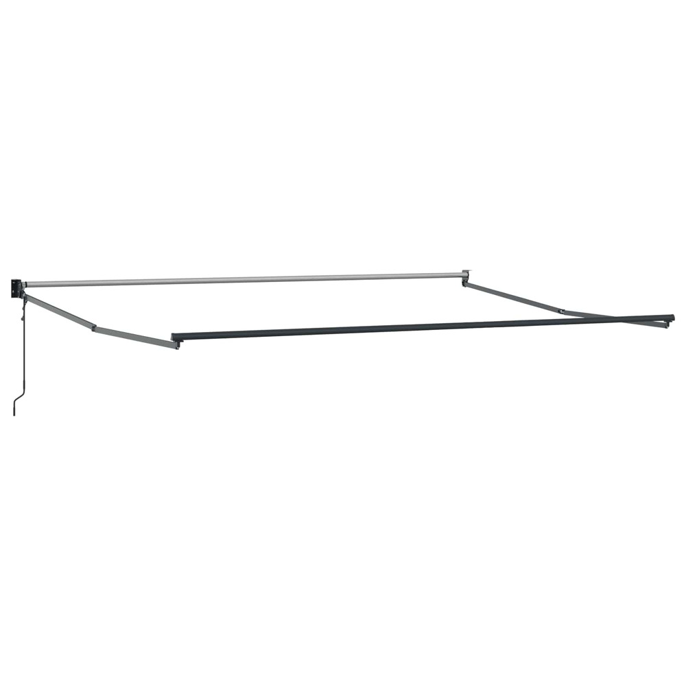 Cadre de store rétractable électrique anthracite 4 x 2 m