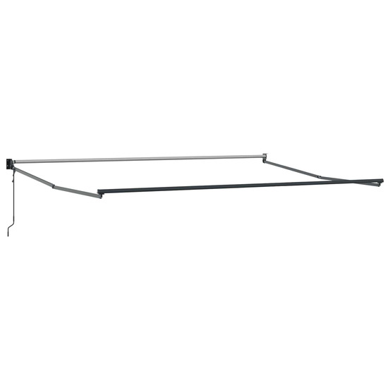 Cadre de store rétractable électrique anthracite 4 x 2 m