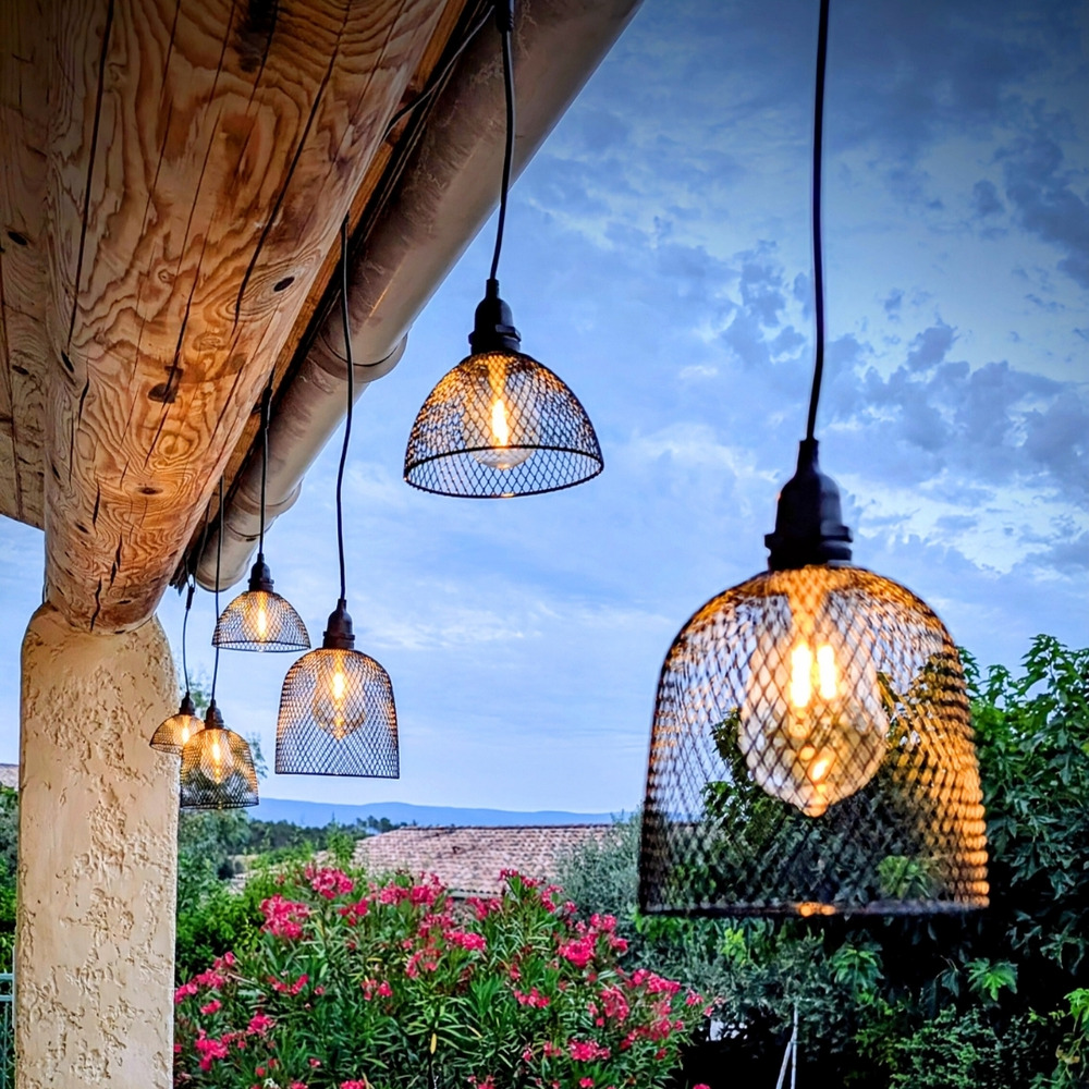 Guirlande guinguette abat-jour – 2,5 m – raccordable