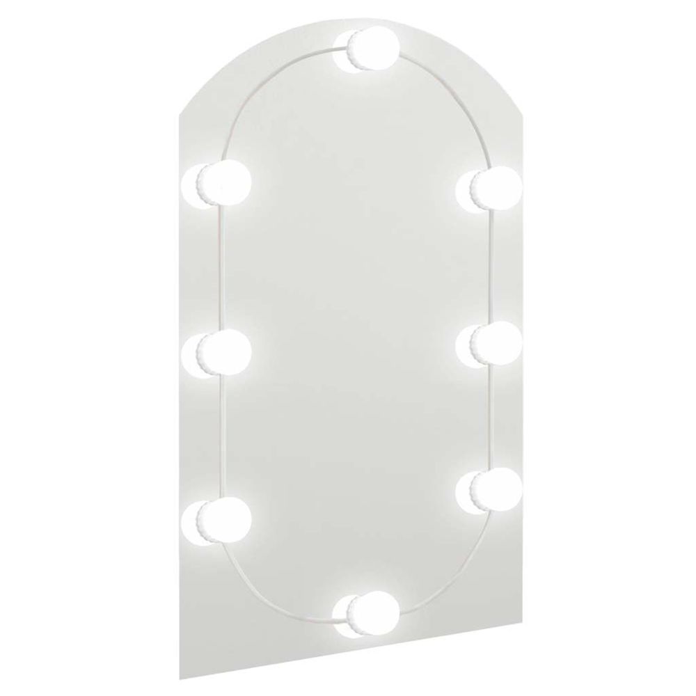 Miroir avec éclairage led 60x40 cm verre arche