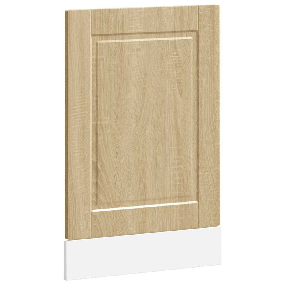 Panneau de lave-vaisselle porto chêne sonoma 45x1,5x57 cm
