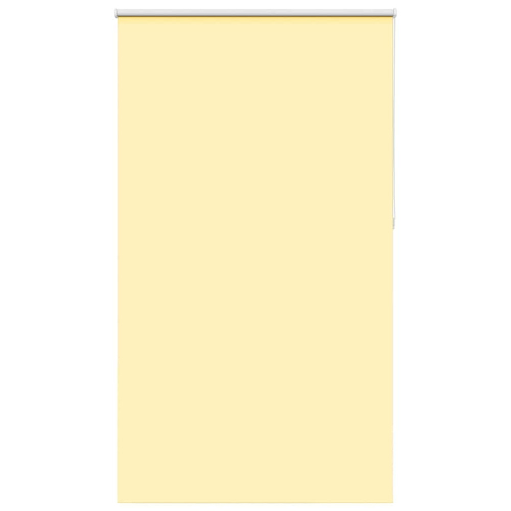 Store enrouleur occultant jaune largeur du tissu 136,6 cm