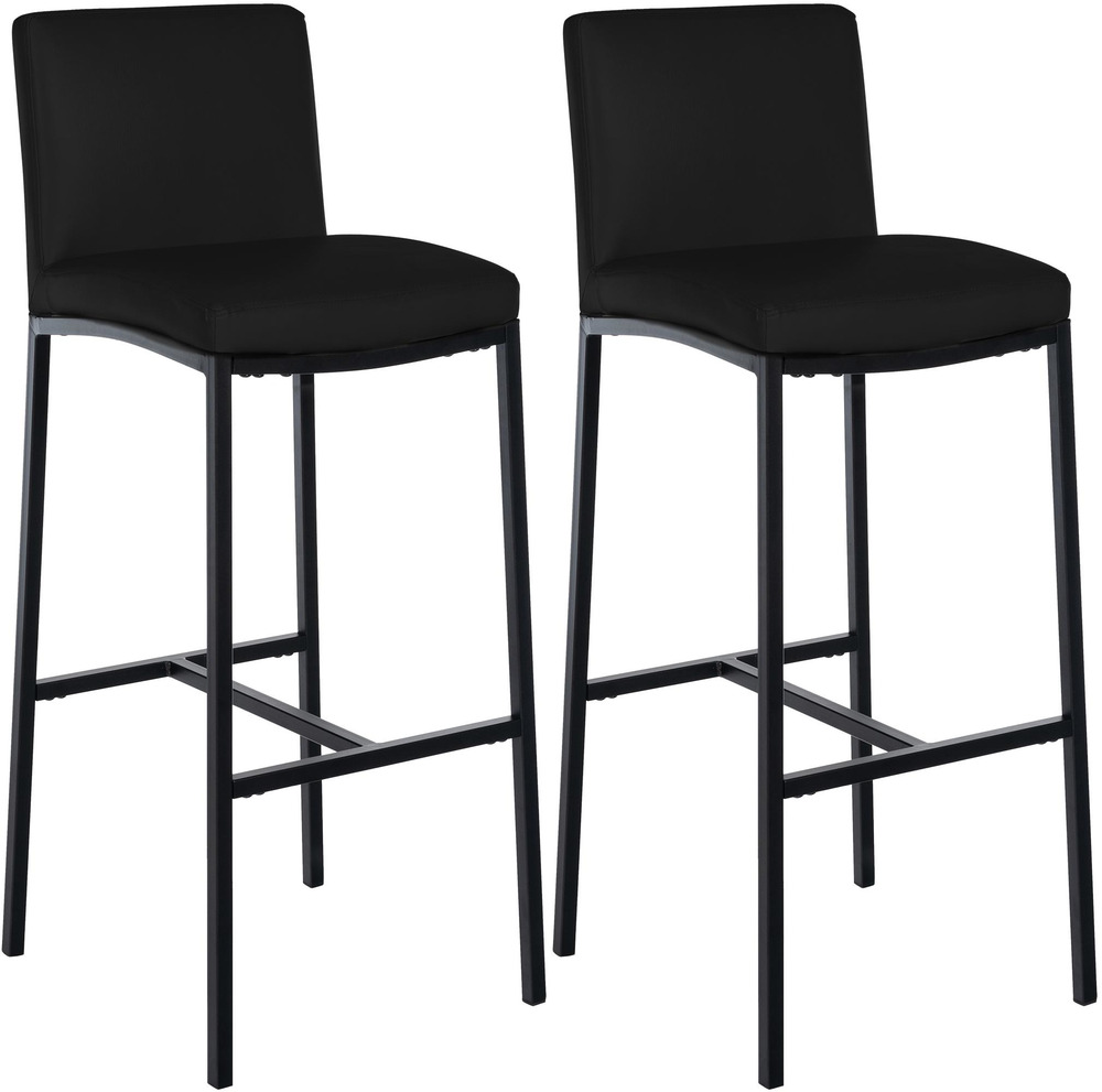 Lot de 2 tabourets de bar freeport simili cuir b