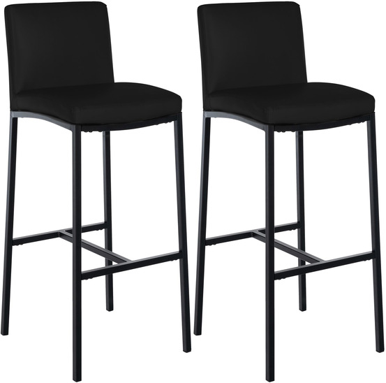 Lot de 2 tabourets de bar freeport simili cuir b