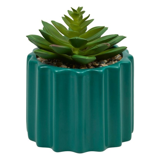 Plante artificielle en pot flow 9,5x9,5cm