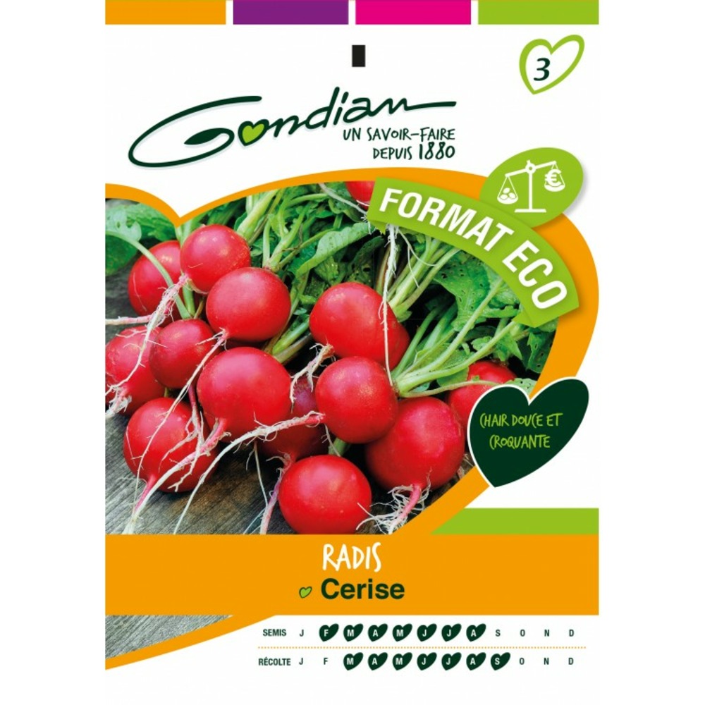 Radis cerise format eco