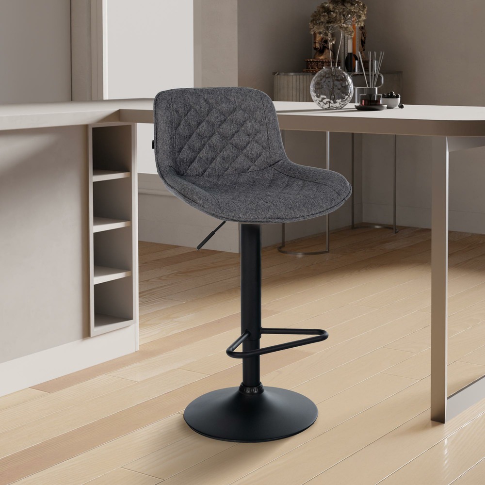 Tabouret de bar kasson tissu