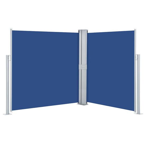 Brise vue latéral rétractable Bleu 140 x