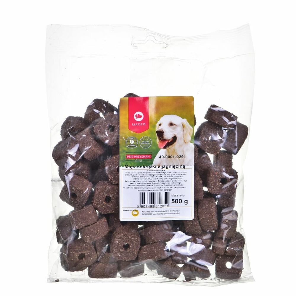 Snack pour chiens maced agneau 500 g