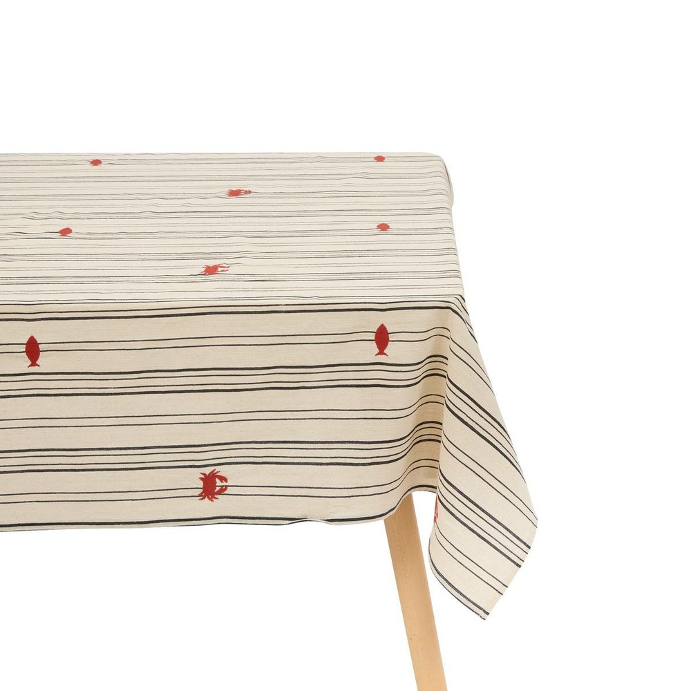 Nappe oceania 150x250cm beige en coton