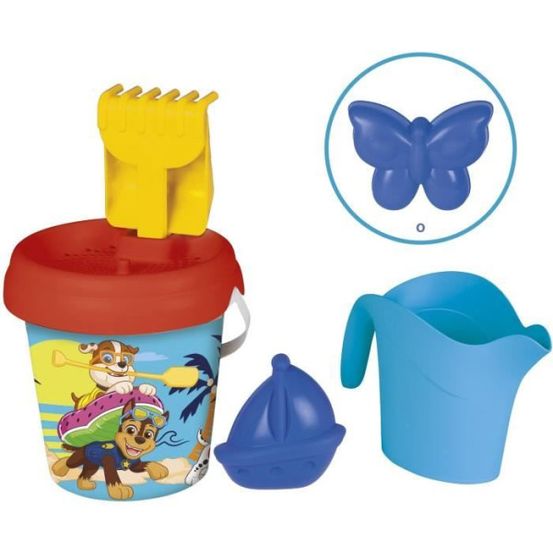Smoby - paw patrol seau mm garni arrosoir