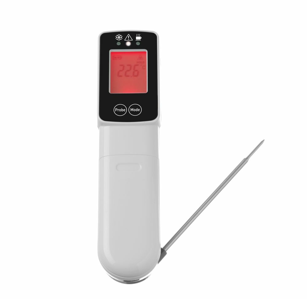 Thermomètre infrarouge avec sonde haccp 39x53x(h)158 mm - hendi