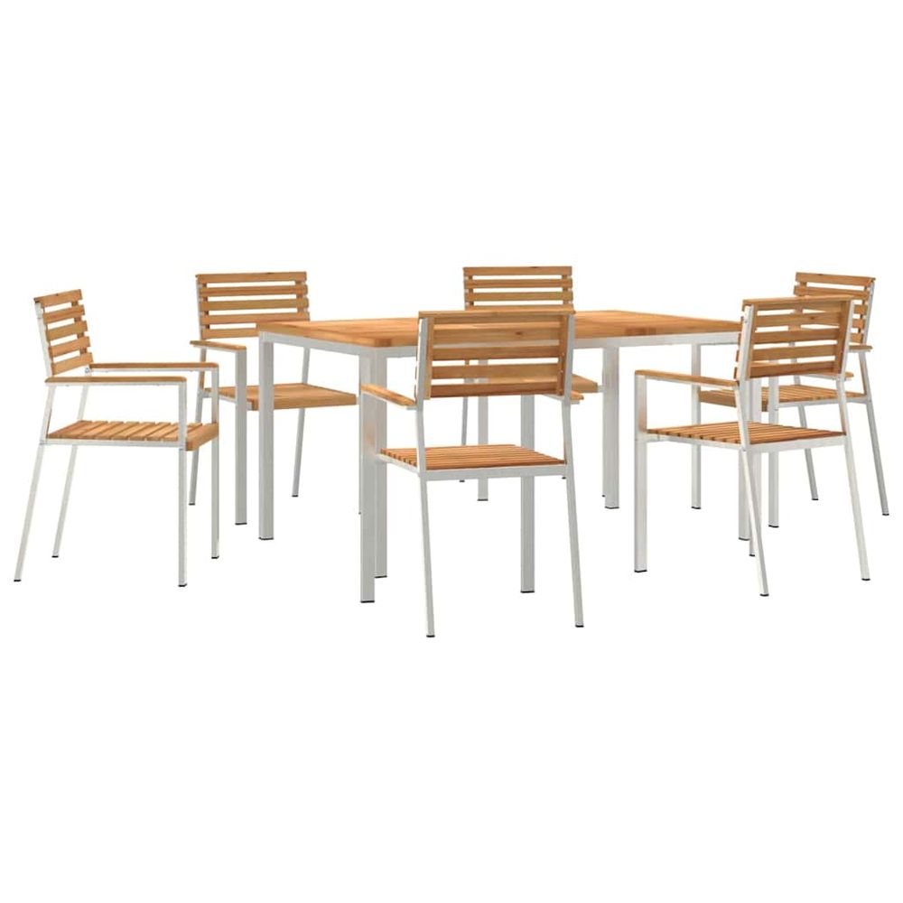 Ensemble de salle à manger pour jardin 7 pc