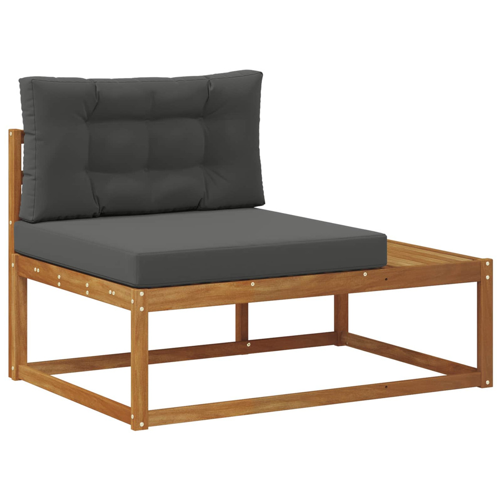 Canapé d'extérieur extrémité naturel 115 x 83 x 73 cm