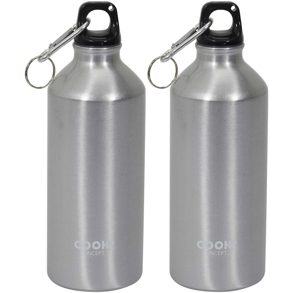 Bouteille de transport simple paroi 60 cl (lot de 2)