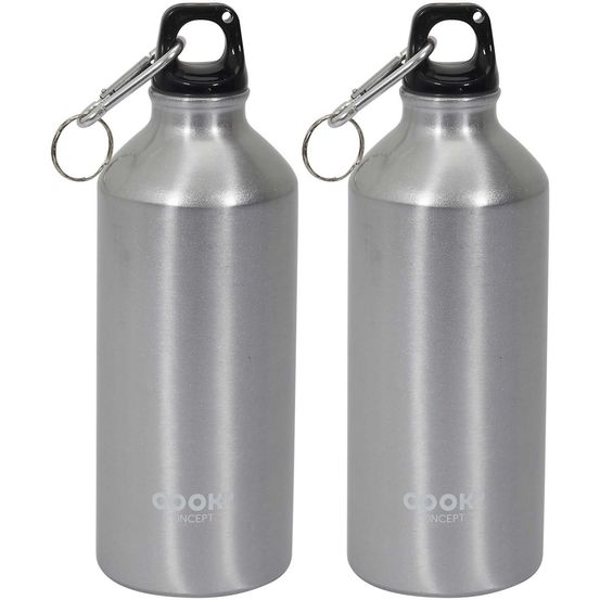 Bouteille de transport simple paroi 60 cl (lot de 2)