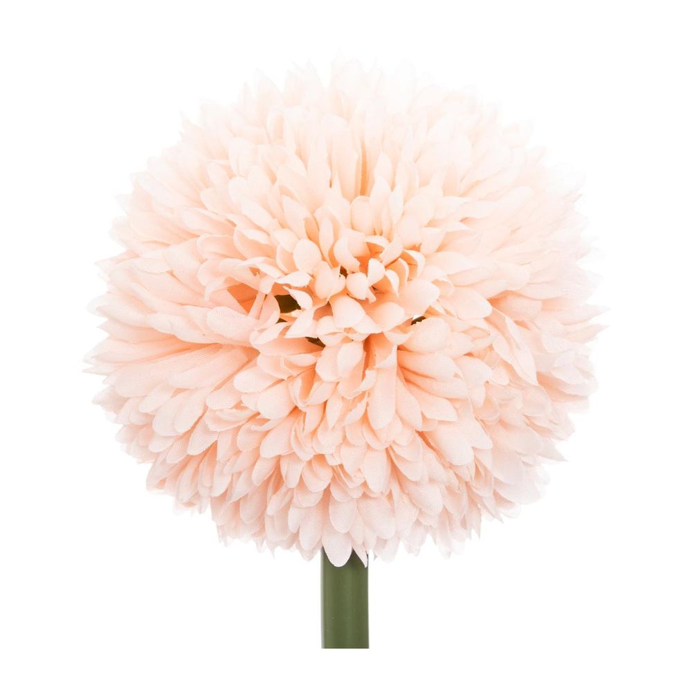 Fleur artificielle pompon sur tige hauteur 60 cm