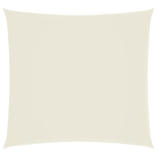 Voile de parasol tissu oxford carré 7x7 m crème