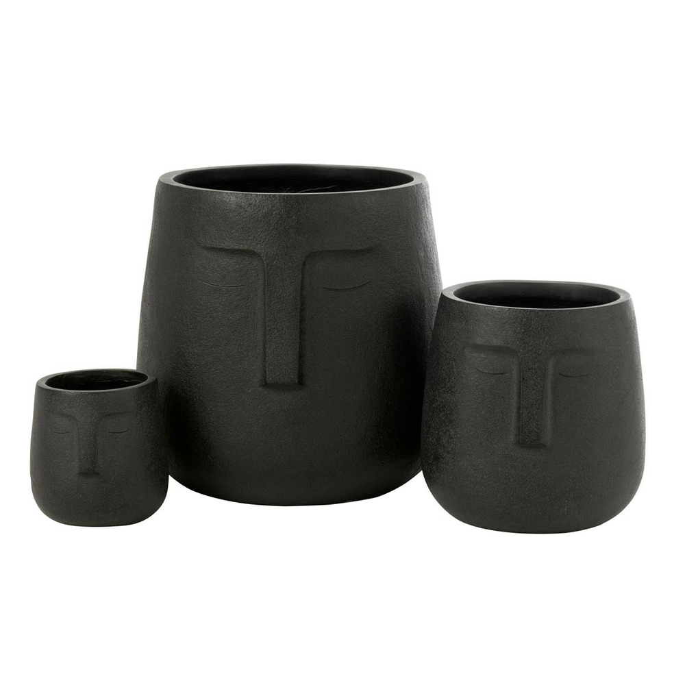 Lot de 3 cache-pots déco 