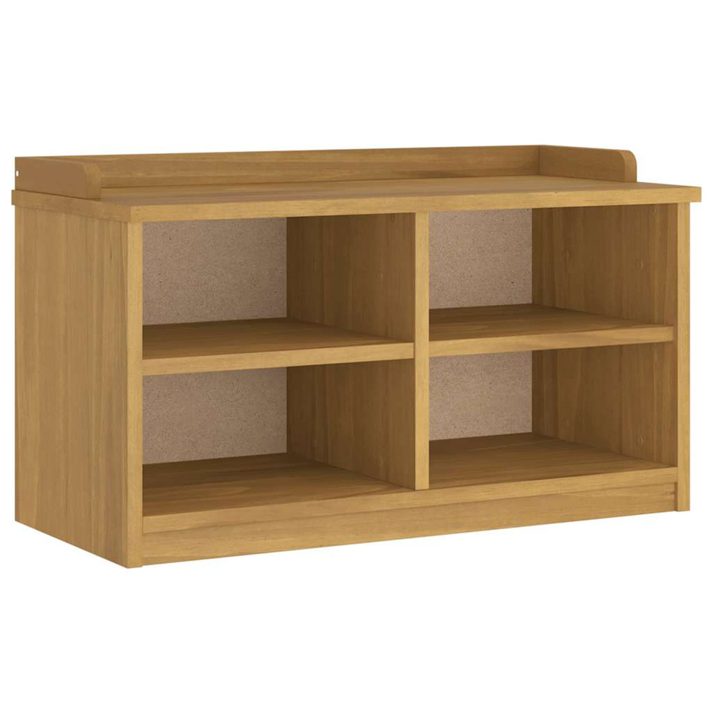 Banc de couloir sandnes 87x40x50 cm bois de pin massif