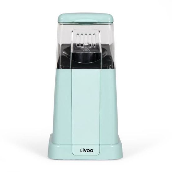 Machine a pop-corn - appareil electrique machine a pop-corn - - dom497 - 1200w - 100g de mais - arret automatique - couvercl