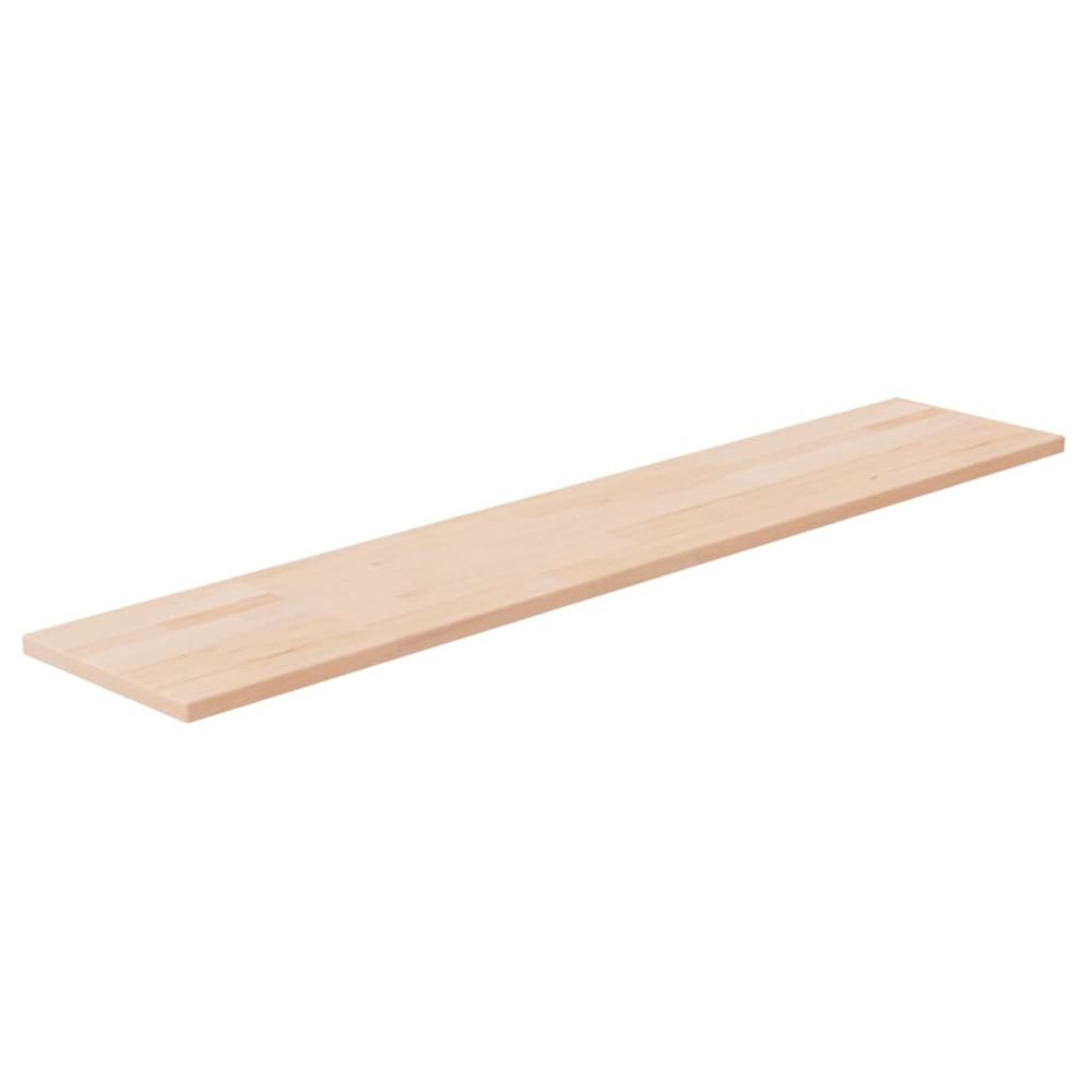 Panneau d'étagère 100x20x1,5 cm bois de chêne massif non traité