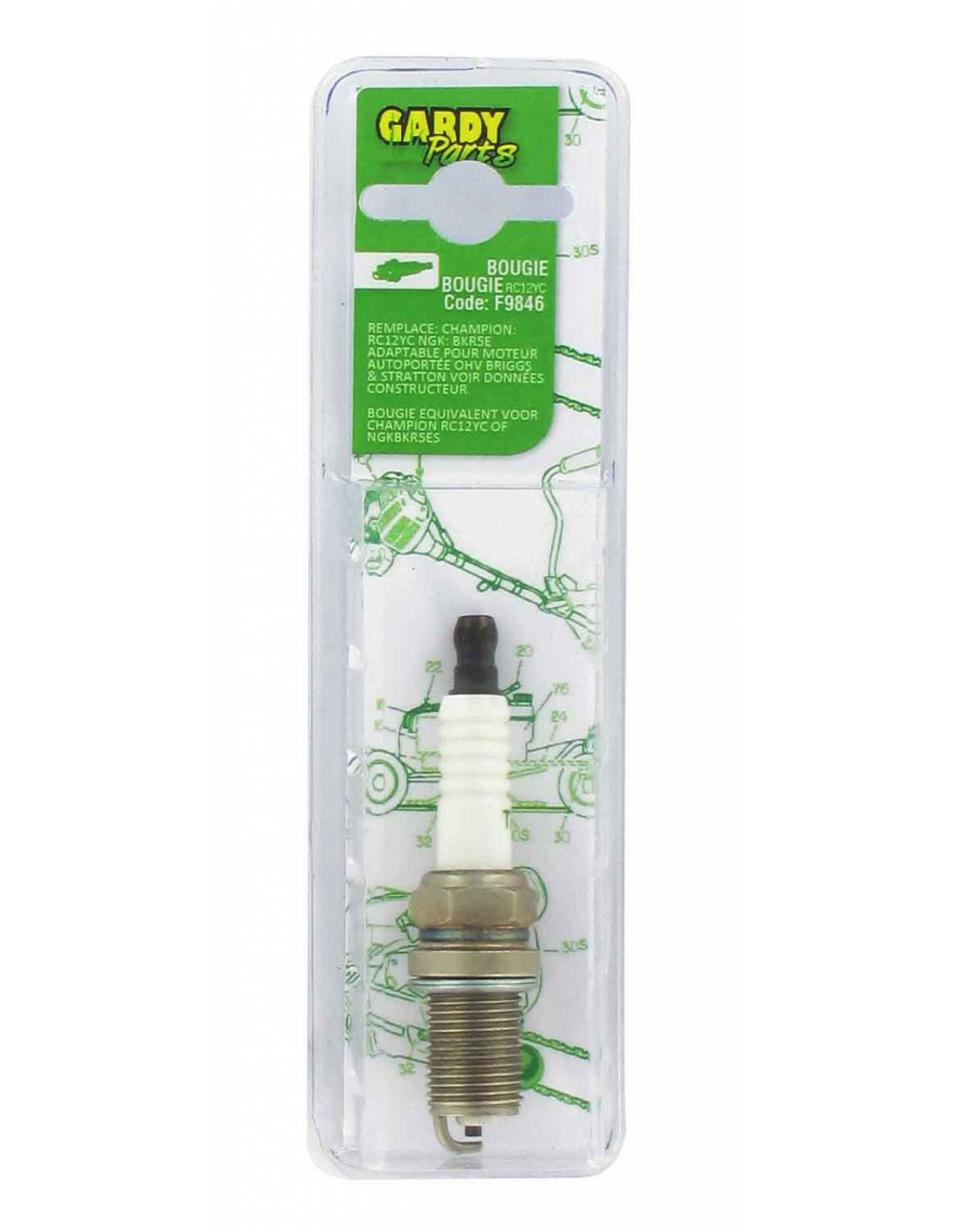 Bougie equivalence champion rc12yc - scr12f