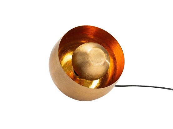 Lampe à poser samuel dorée ø 21 cm
