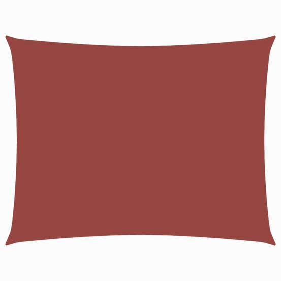 Voile de parasol tissu oxford rectangulaire 3x4,5 m terre cuite
