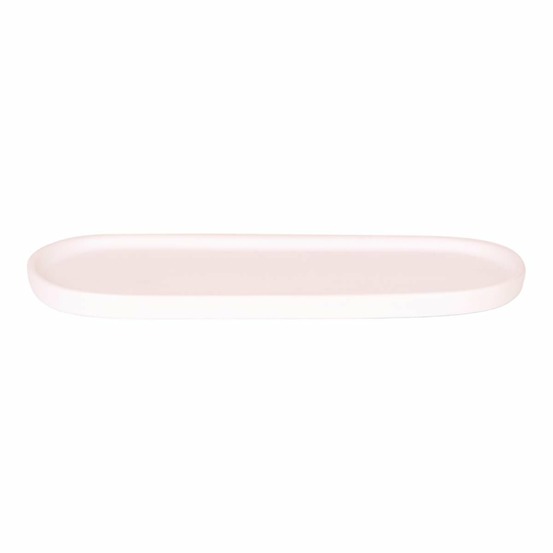Assiette en résine ovale de 30 cm