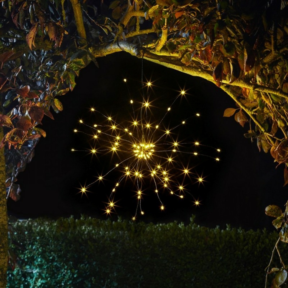 Lampion solaire décoratif pluie d'etoiles