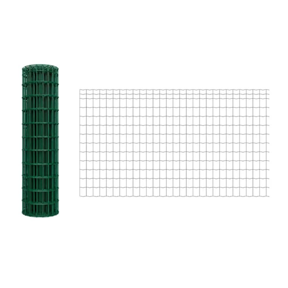 20 m de rouleau grillage soudé pvc - maille 100x75mm - fil 2,1mm - hauteur 1,50 m