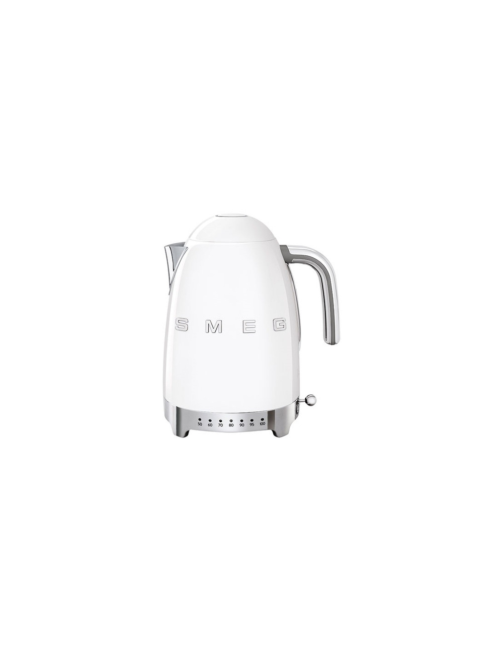 Bouilloire 1.7 l blanche - années 50 - klf04wheu - smeg