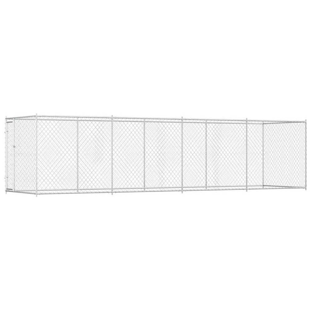 Chenil d'extérieur pour chiens 760x192x185 cm