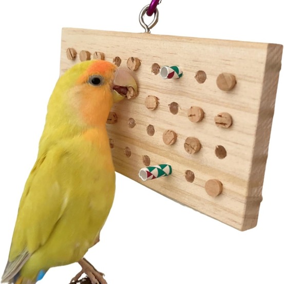Jouets pour oiseaux - divertissement au déchirement 15×8cm