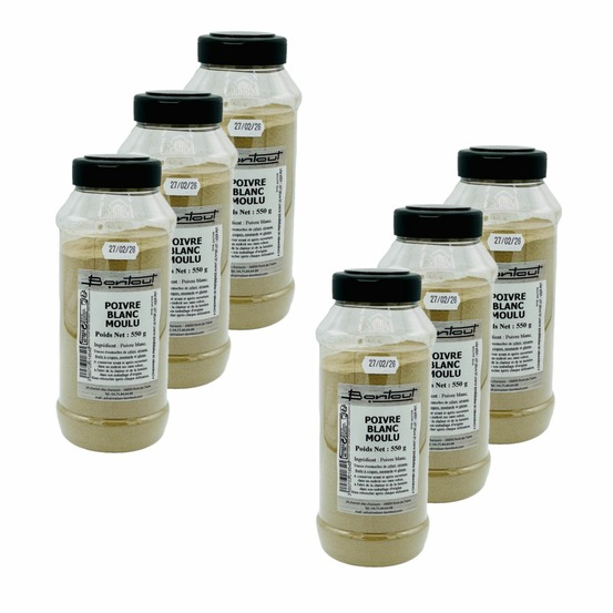 Poivre blanc moulu - bontout