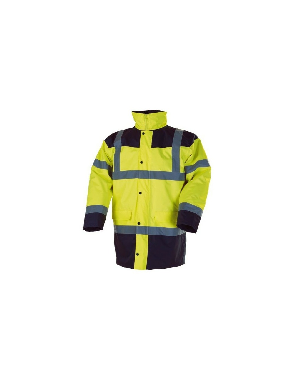 Parka haute visibilite 4 en 1 piana jaune bleu parka et gilet - taille 3xl