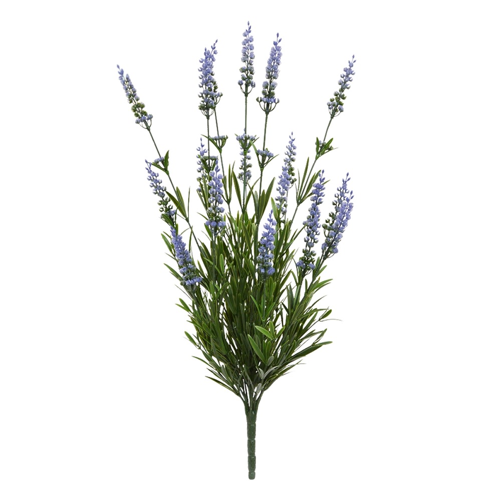 Lavande plante artificielle 50 cm uv bleu
