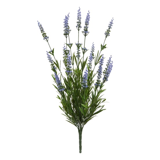 Lavande plante artificielle 50 cm uv bleu
