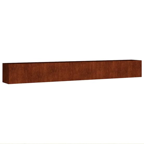 Lit surélevé de jardin 360x40x40 cm acier corten