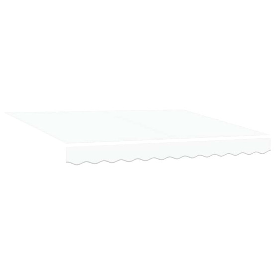 Toile de rechange pour auvent blanc 2,5 x 2 m polyester