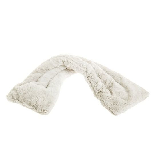 Bouillotte tour de cou beige