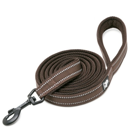 Laisse chien walk assortie au harnais truelove country plus - 200 cm - Brun