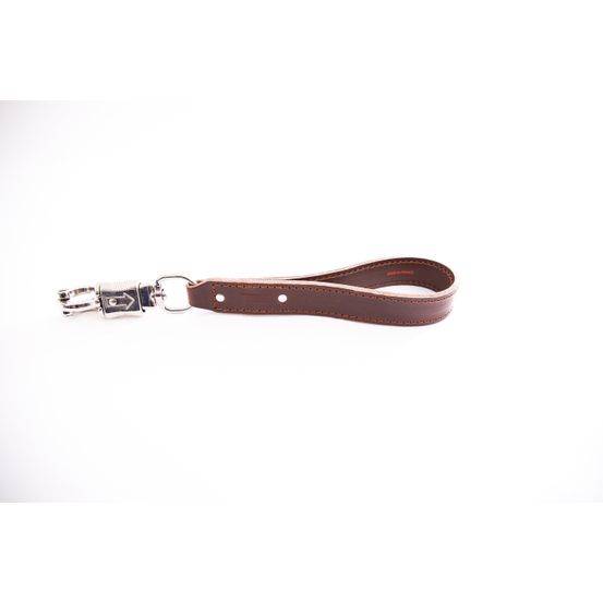 Martin sellier - laisse poignée pour chiens en cuir martin sellier - laisse pour chiens en cuir doublé pleine fleur