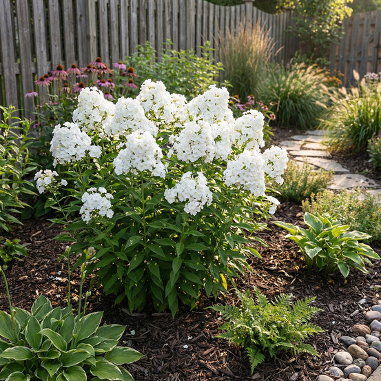 Lot de 3 - phlox ‘david’ - rustique - h. 10-20 cm - p. Ø 9 cm